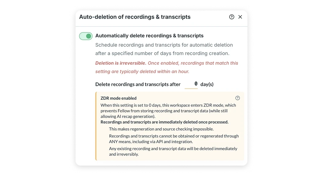 Ask Fellow e-mail follow up feature