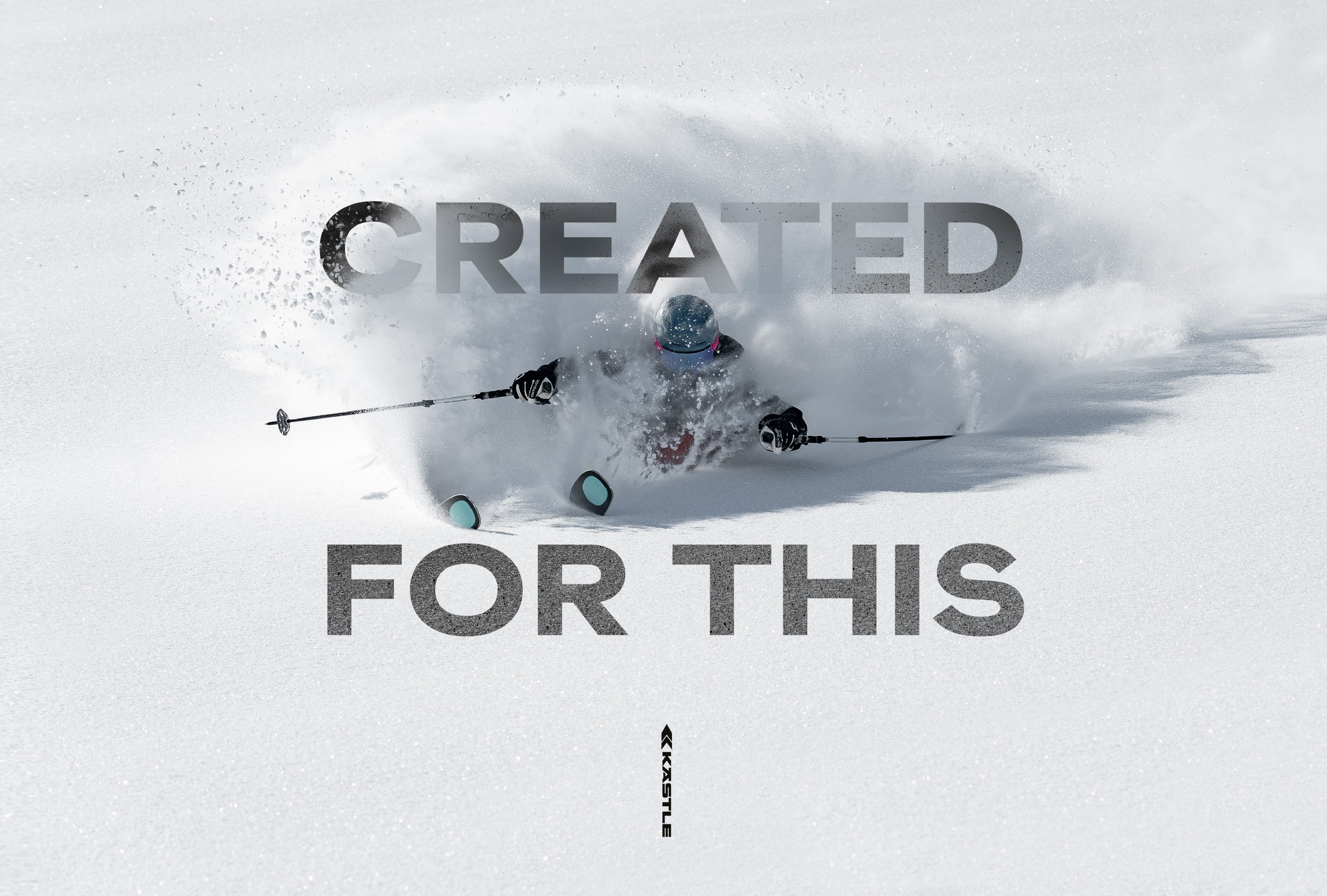 Klare und präzise Typografie des neuen Corporate Designs von Kästle Ski.