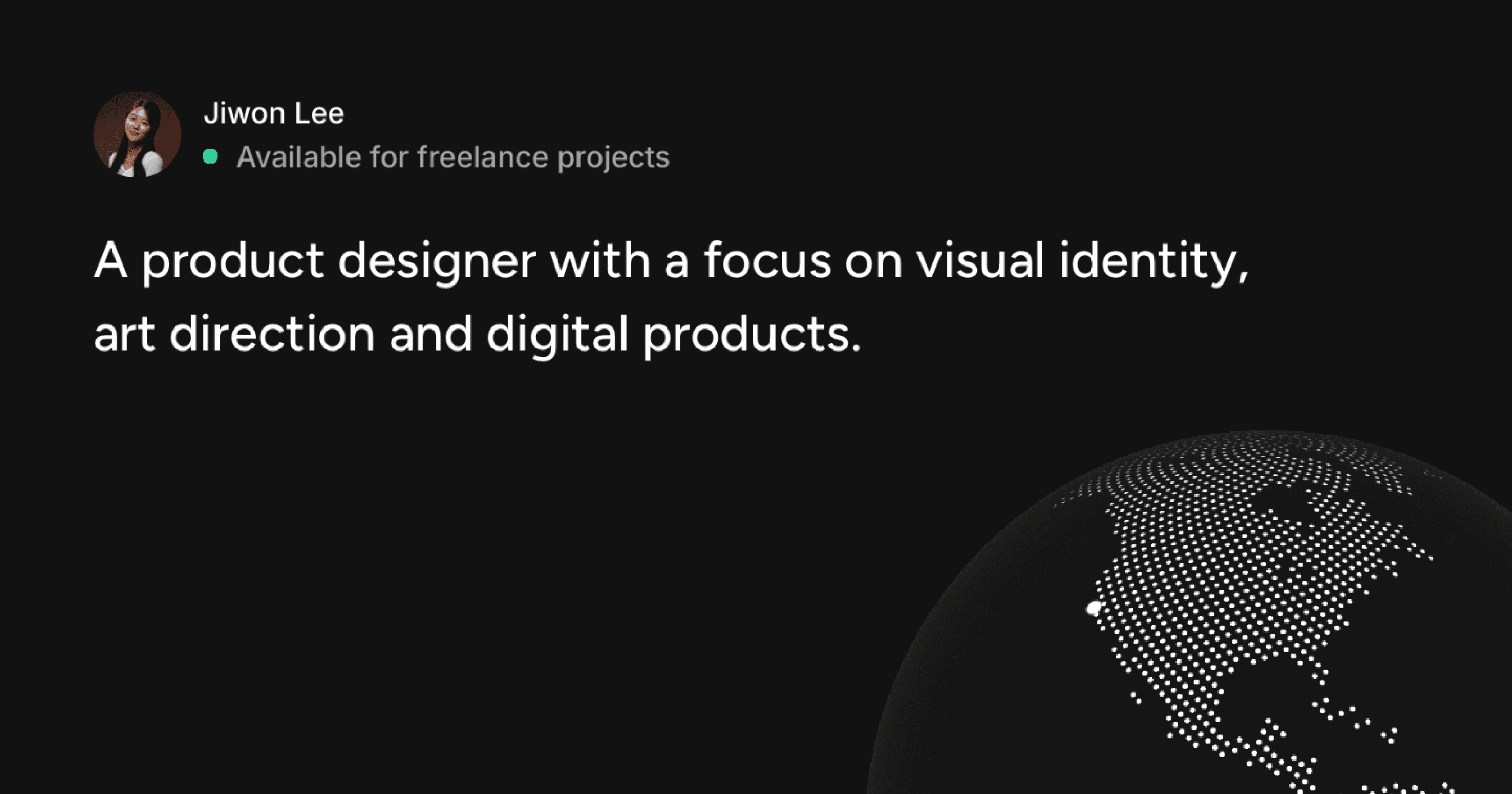 Jiwon Lee - Protfolio Website