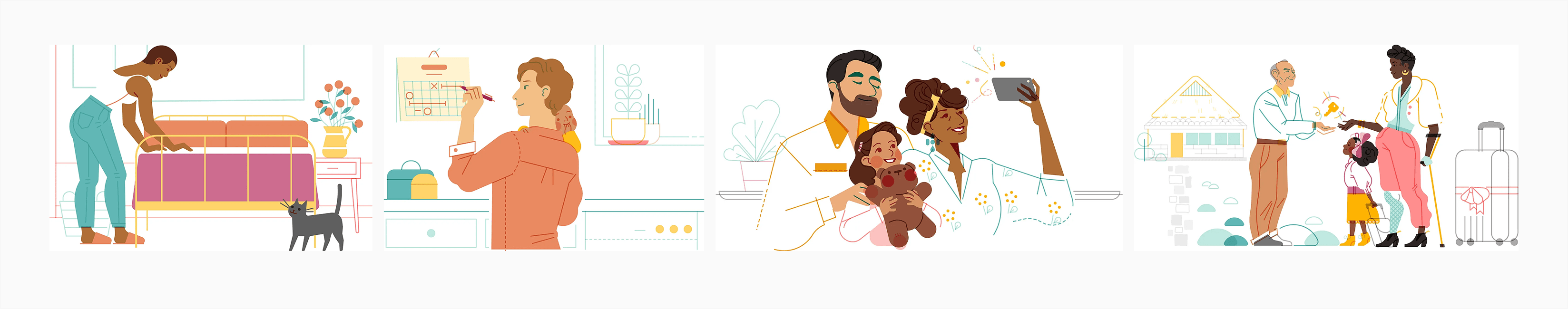 Airbnb illustration reference