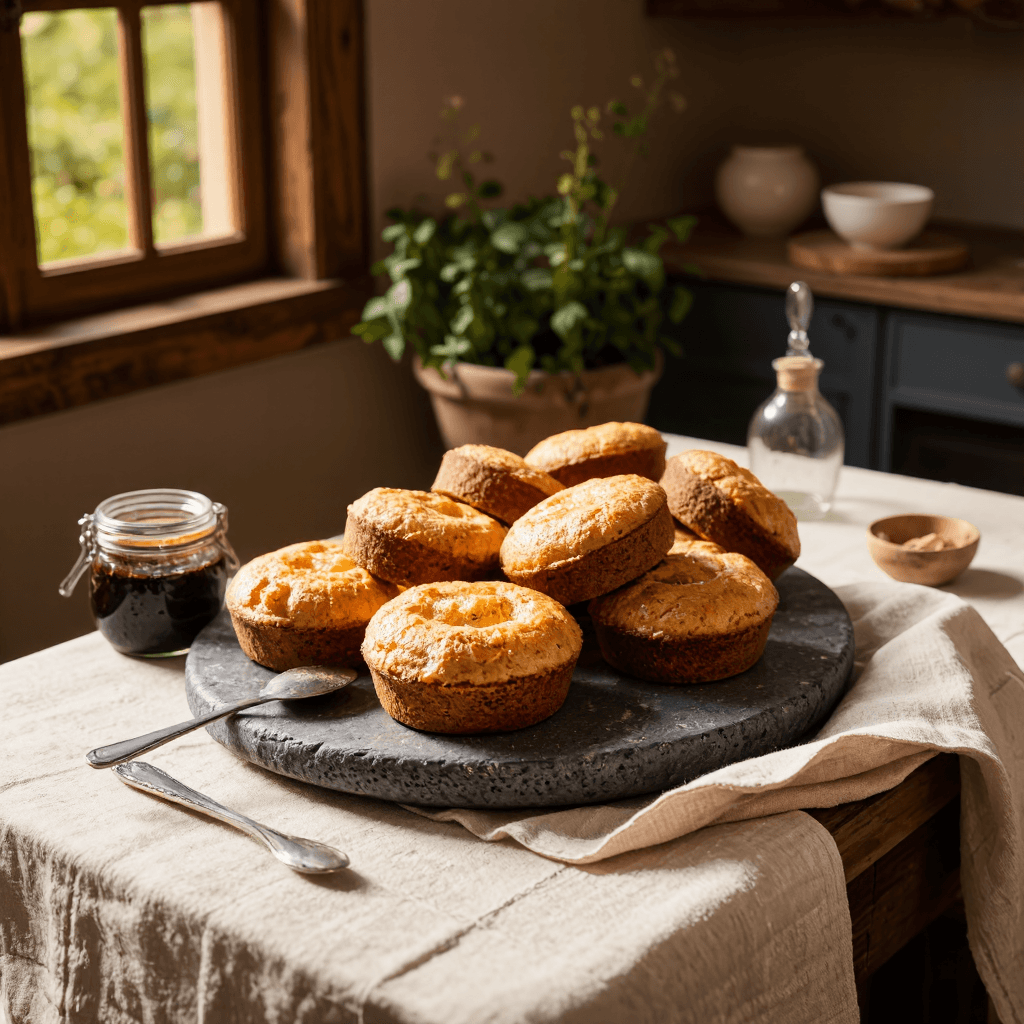 product photography of Gourmet Baked Goods