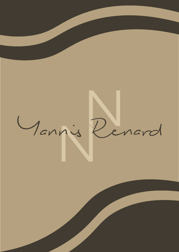 Portrait of portfolio creator – back view