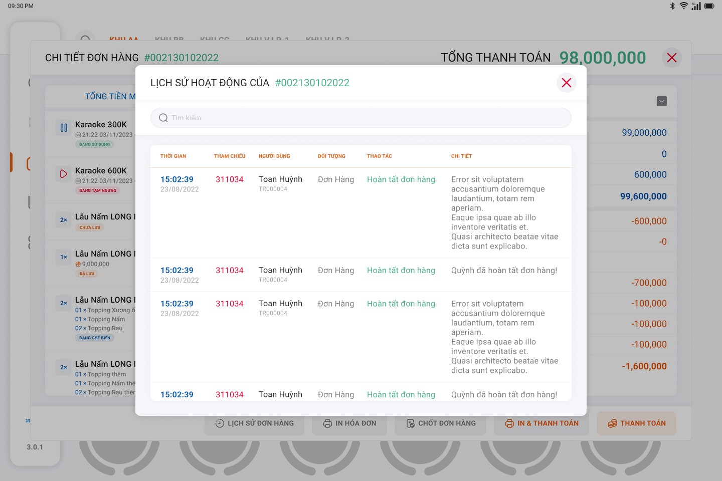 Results inquiry: persona's results