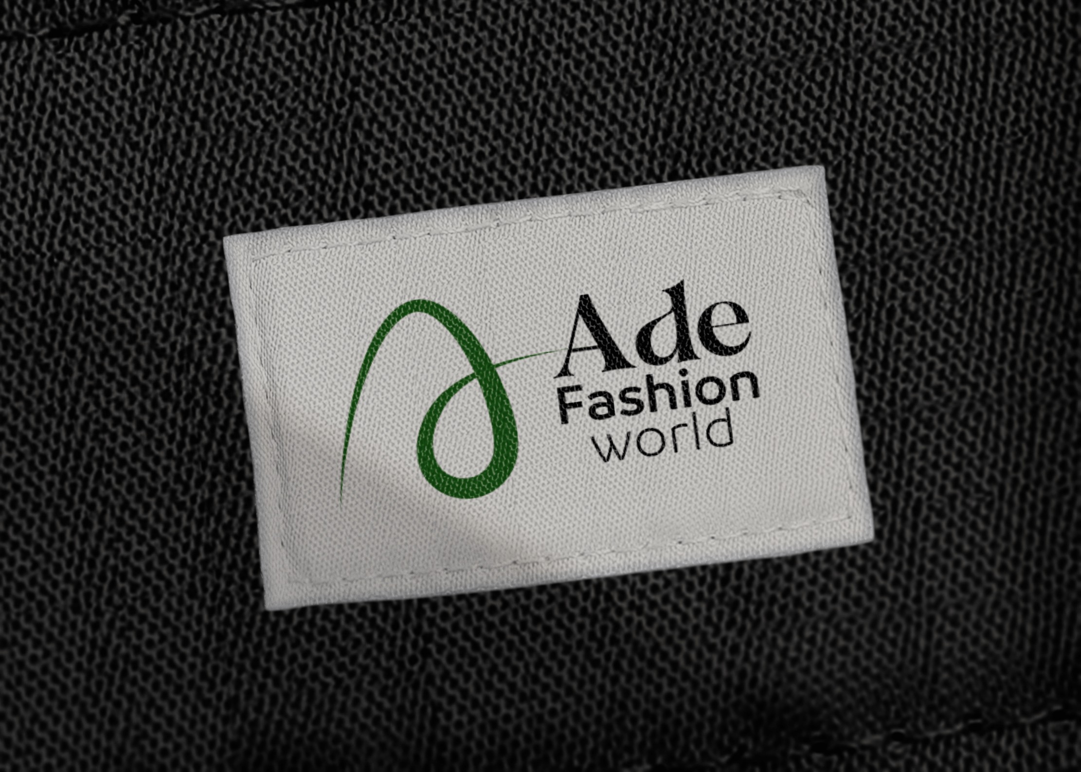 Culturally inspired tote bag packaging and brand design for Ade Fashion World Modern African fashion branding with earthy tones and handcrafted symbols