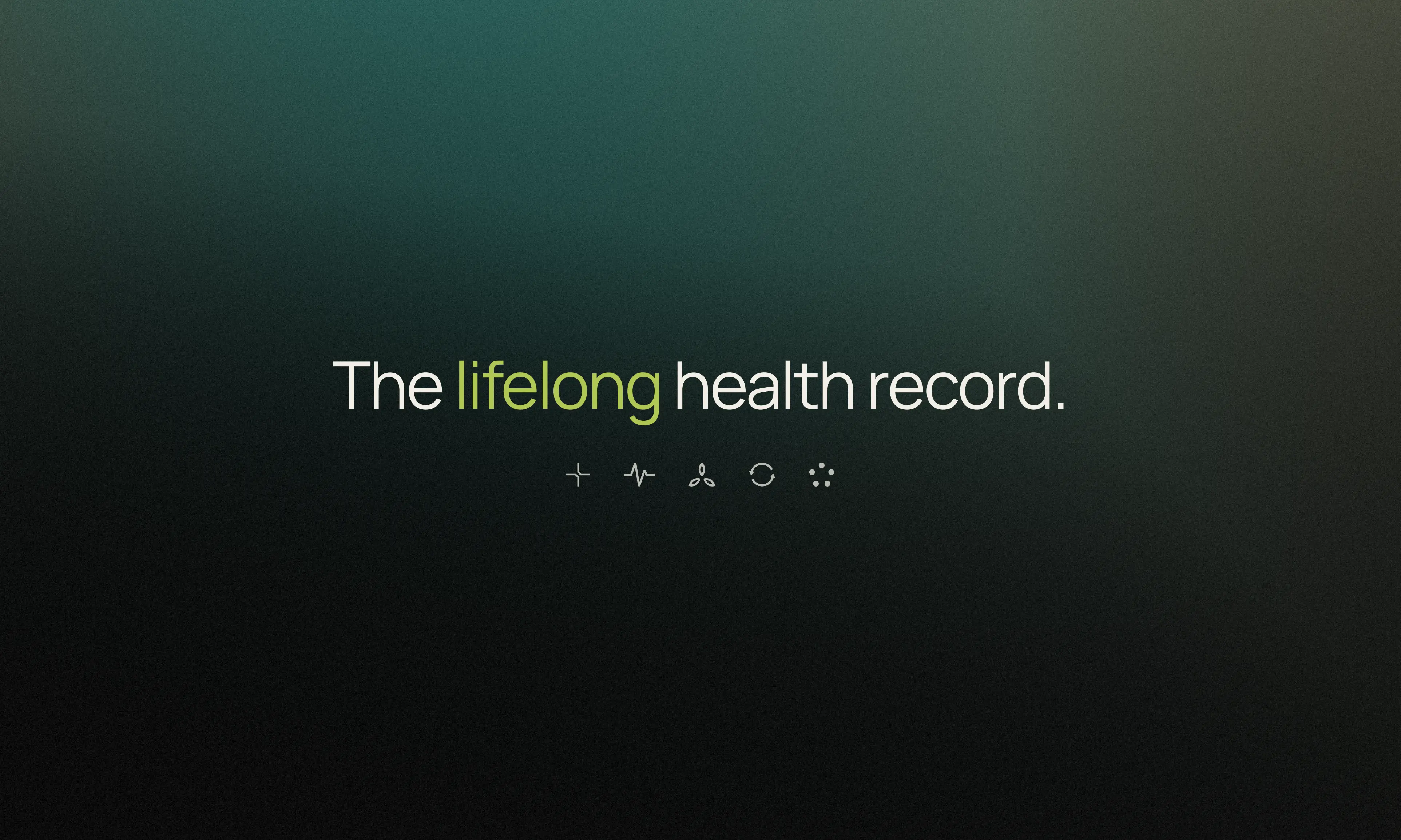 What is a Lifelong Health Record?