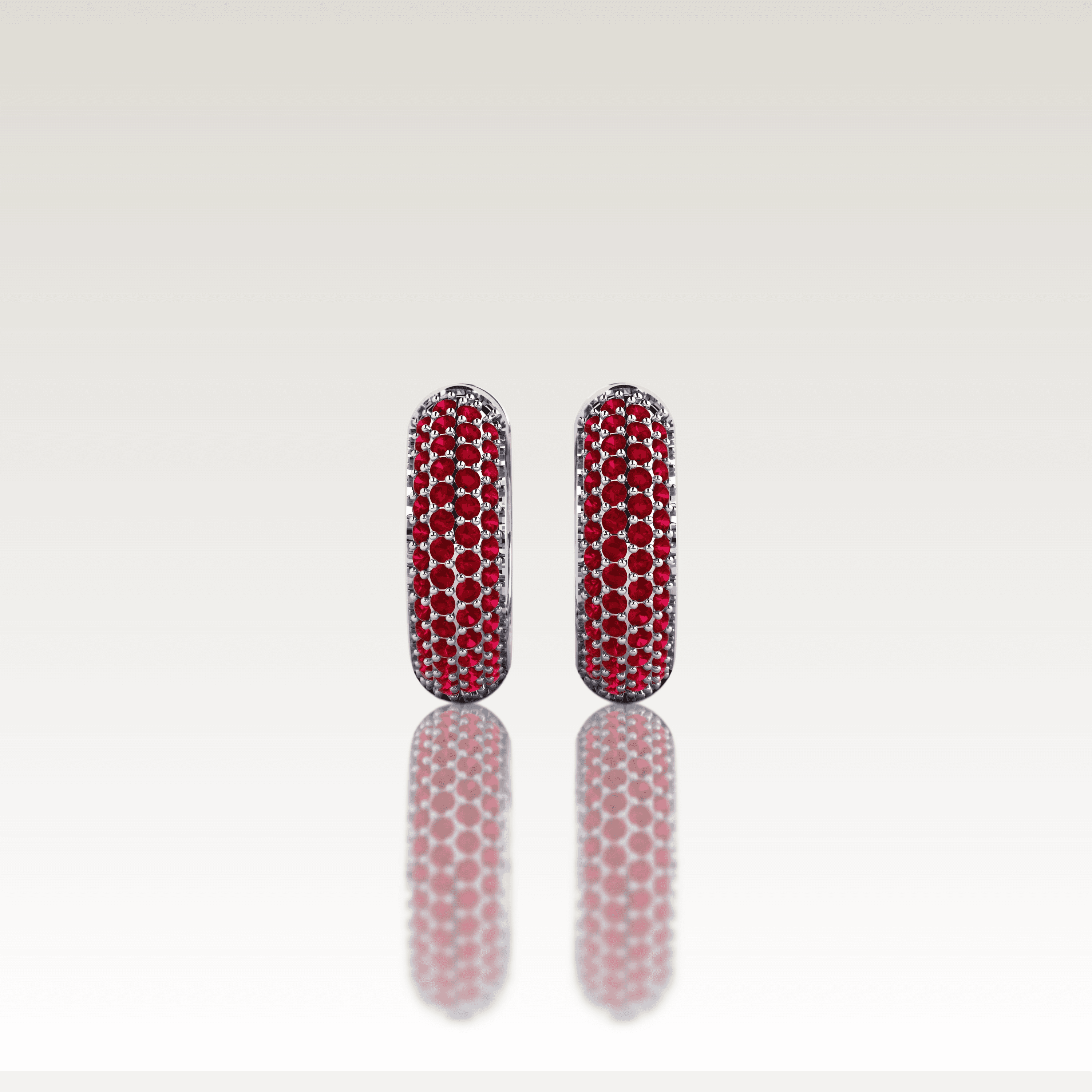 BON'BON Vermilion Hoop Earrings image 4