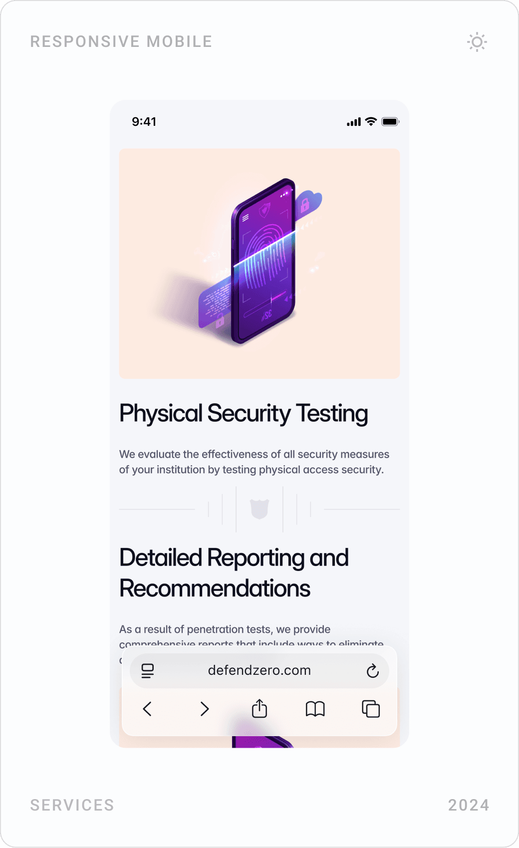 Modern Security Reporting & Recommendation Section Design