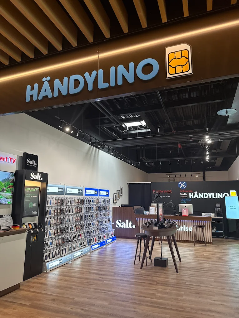 Handylino Handyshop in Buochs für Handyreparatur, Abos, Geräte und Zubehör