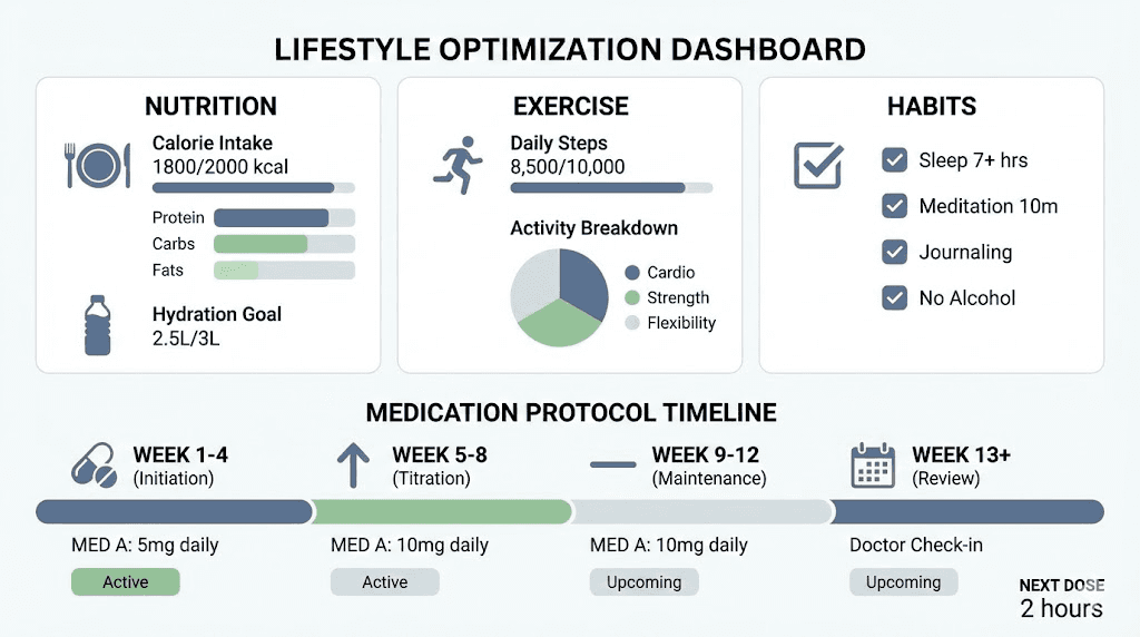 Tirzepatide protocol optimization guide with nutrition exercise and lifestyle factors