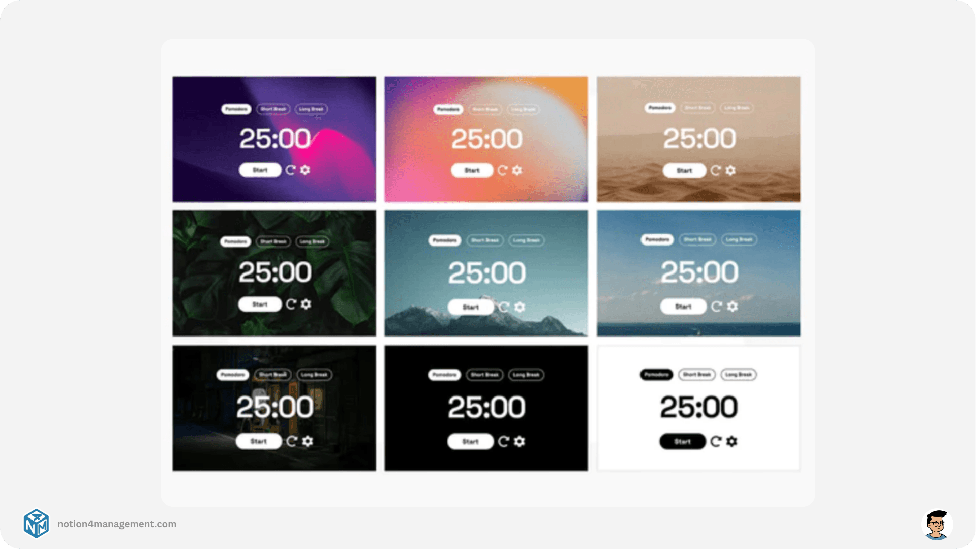 Notion Pomodoro Widget