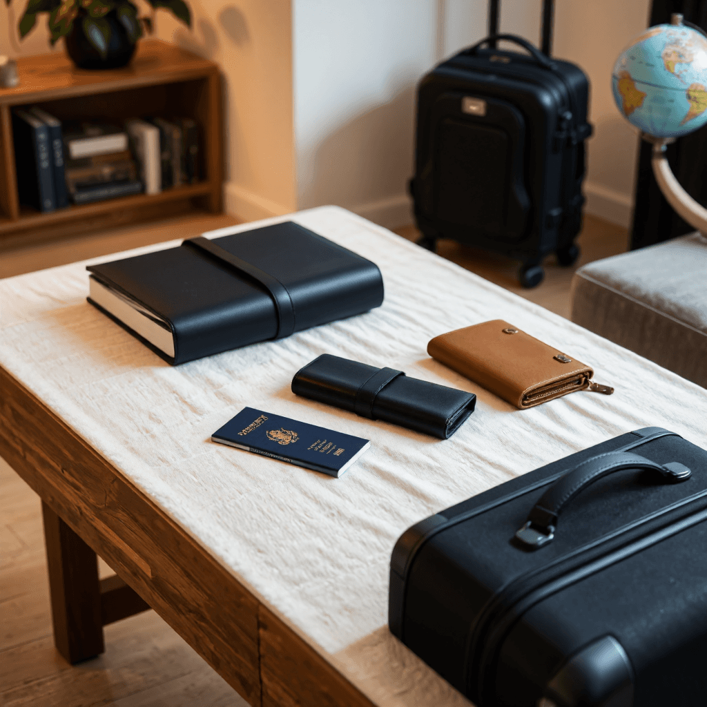 product photography of luggage and travel bags