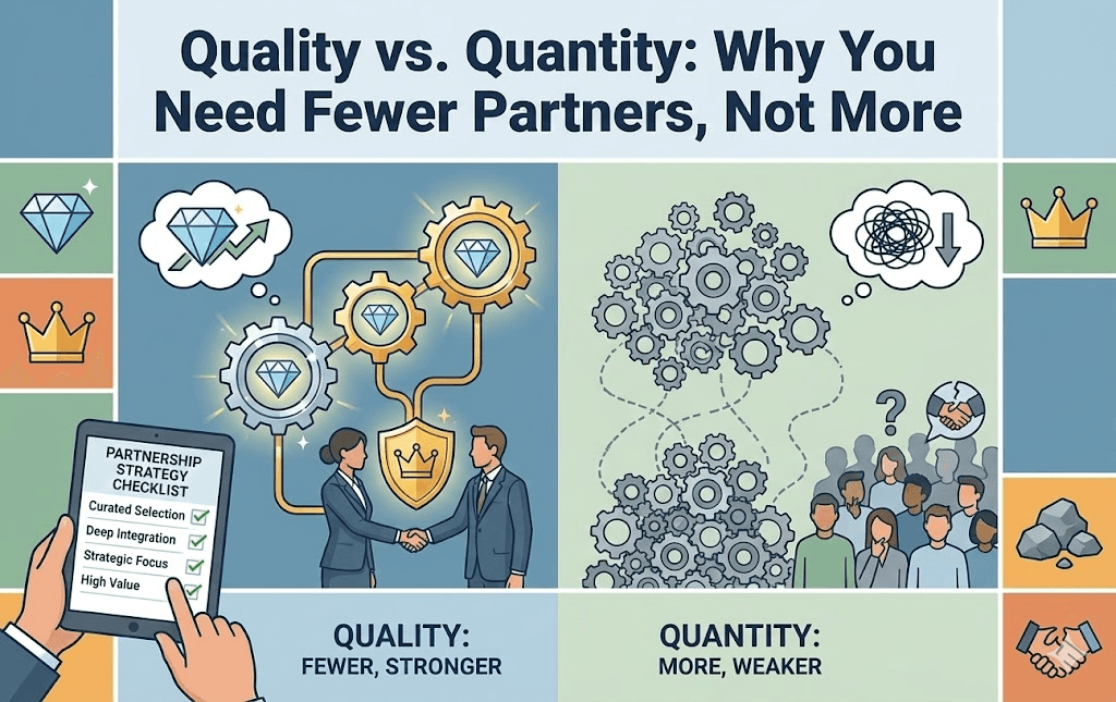 Quality vs. Quantity: Why You Need Fewer Partners, Not More