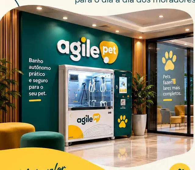 Estação Agile Pet instalada em condomínio