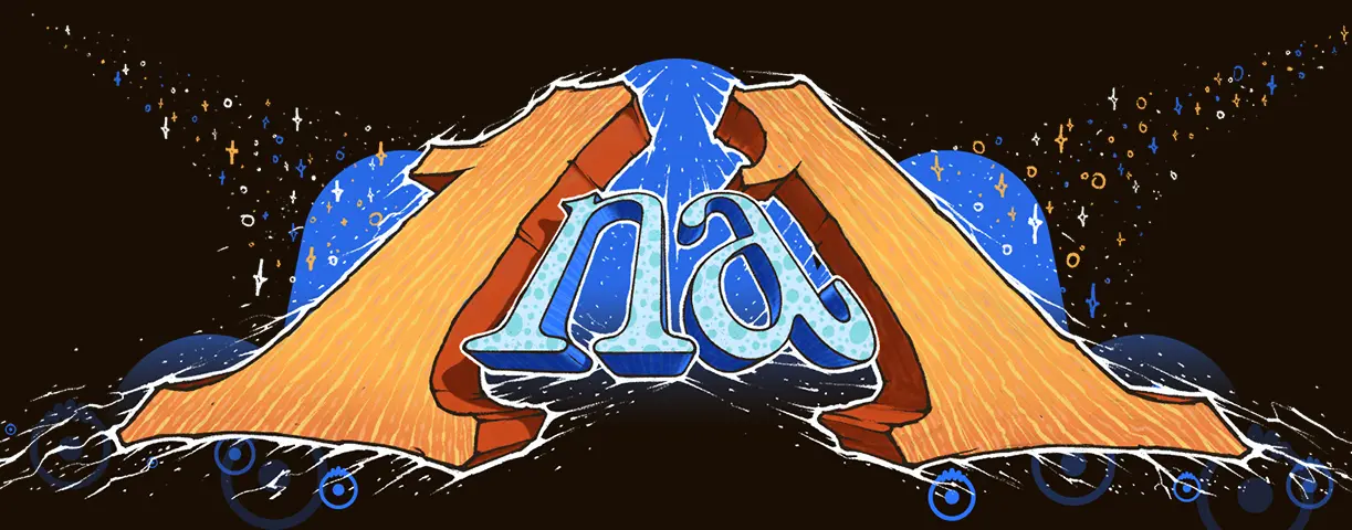 Illustration of explosion of knowledge