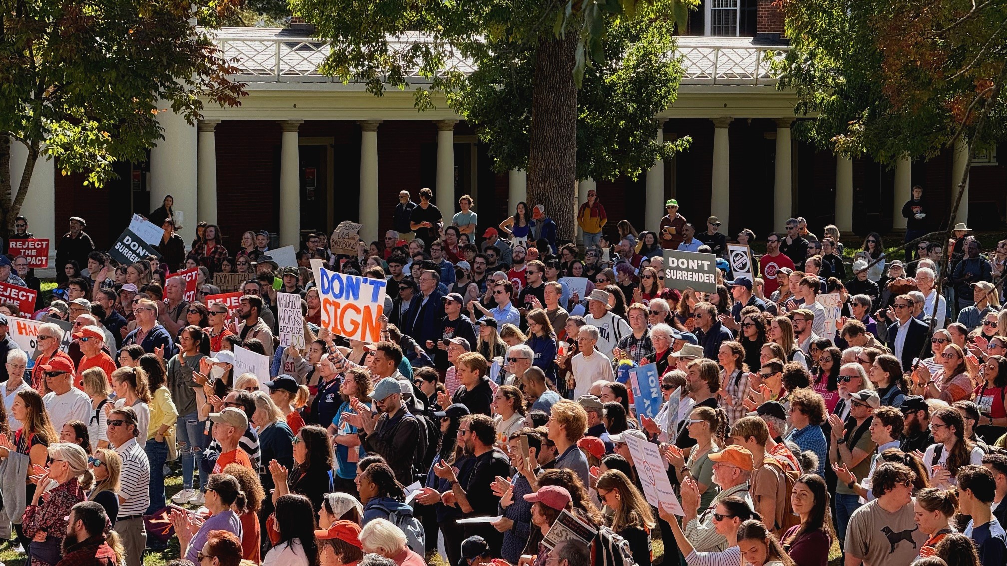 protest against the compact