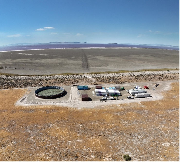 Lilac's pilot at the Great Salt Lake, Utah
