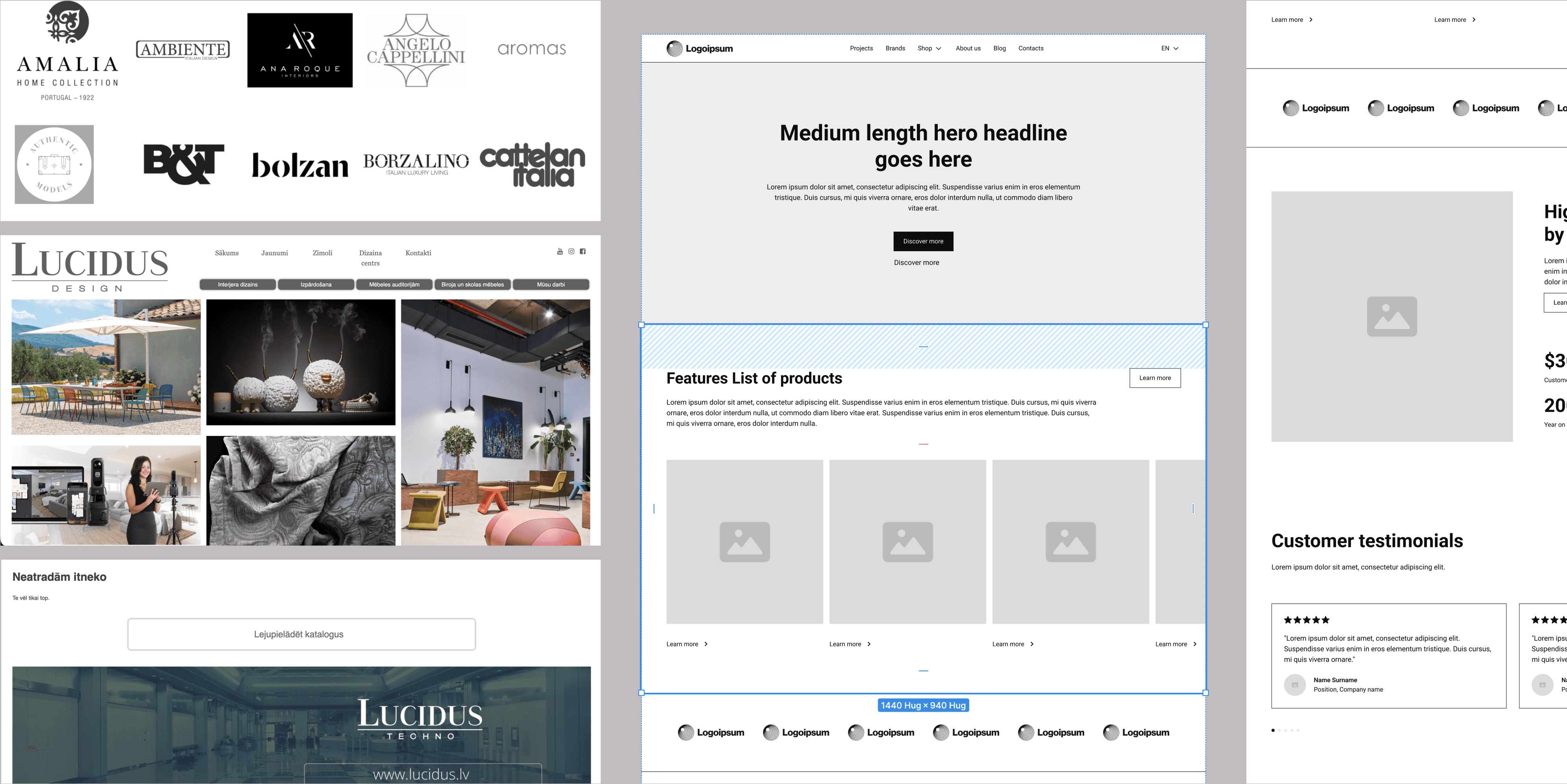 Dynamic sports photography and bold typography layout for Smash and Style case study.