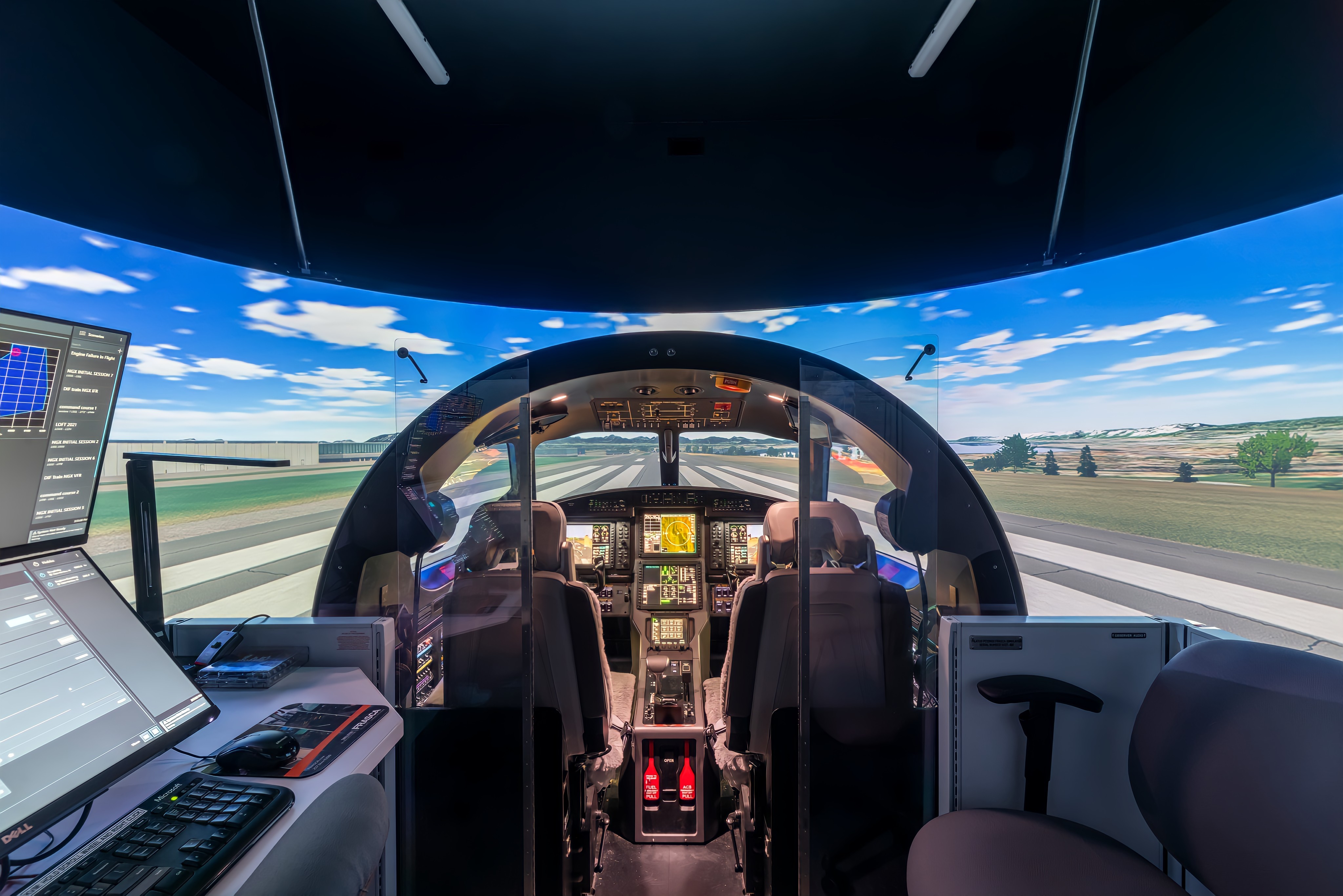 Pilatus PC-12 simulator
