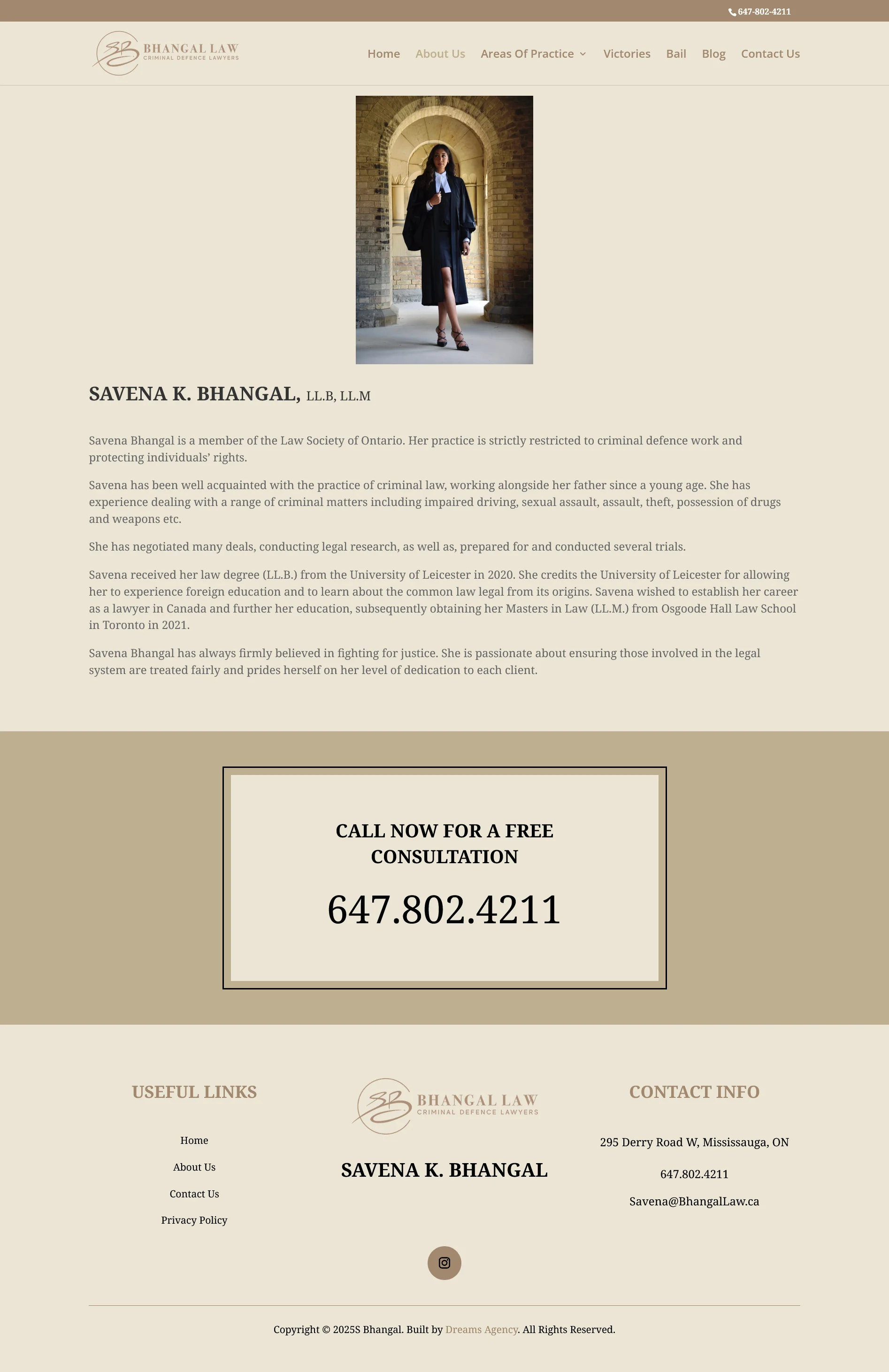 About Us Bhangal Law