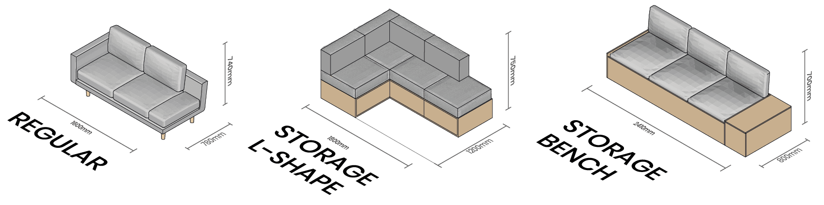 Sofas for Tiny Houses