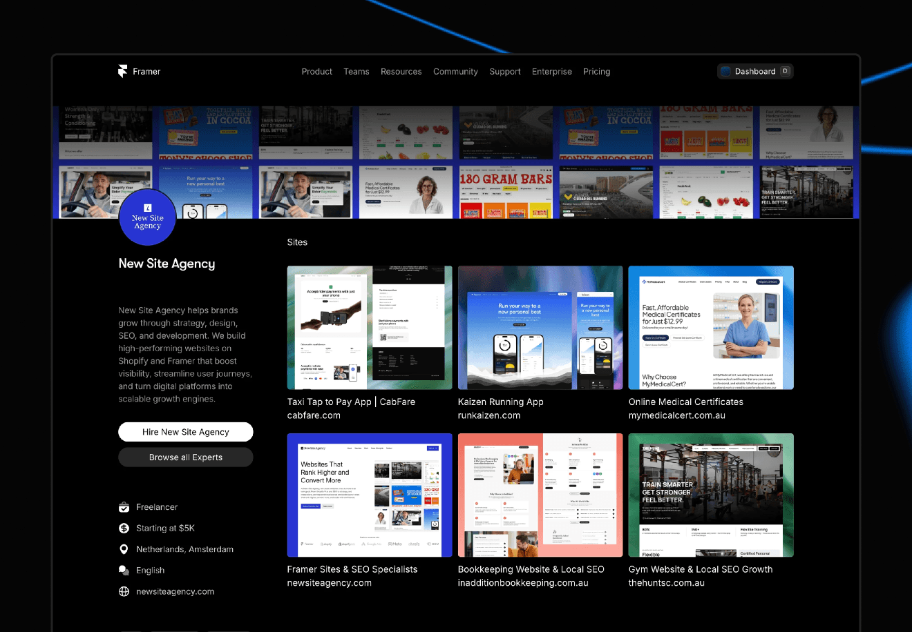 Framer Expert Partner Agency | Design-Led Web Development