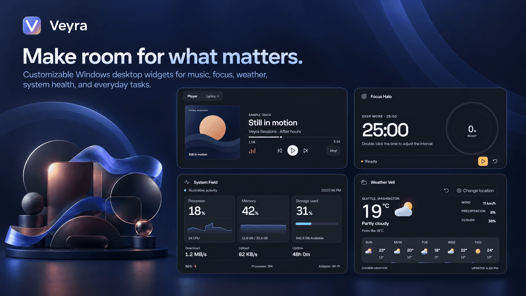 Veyra product interface