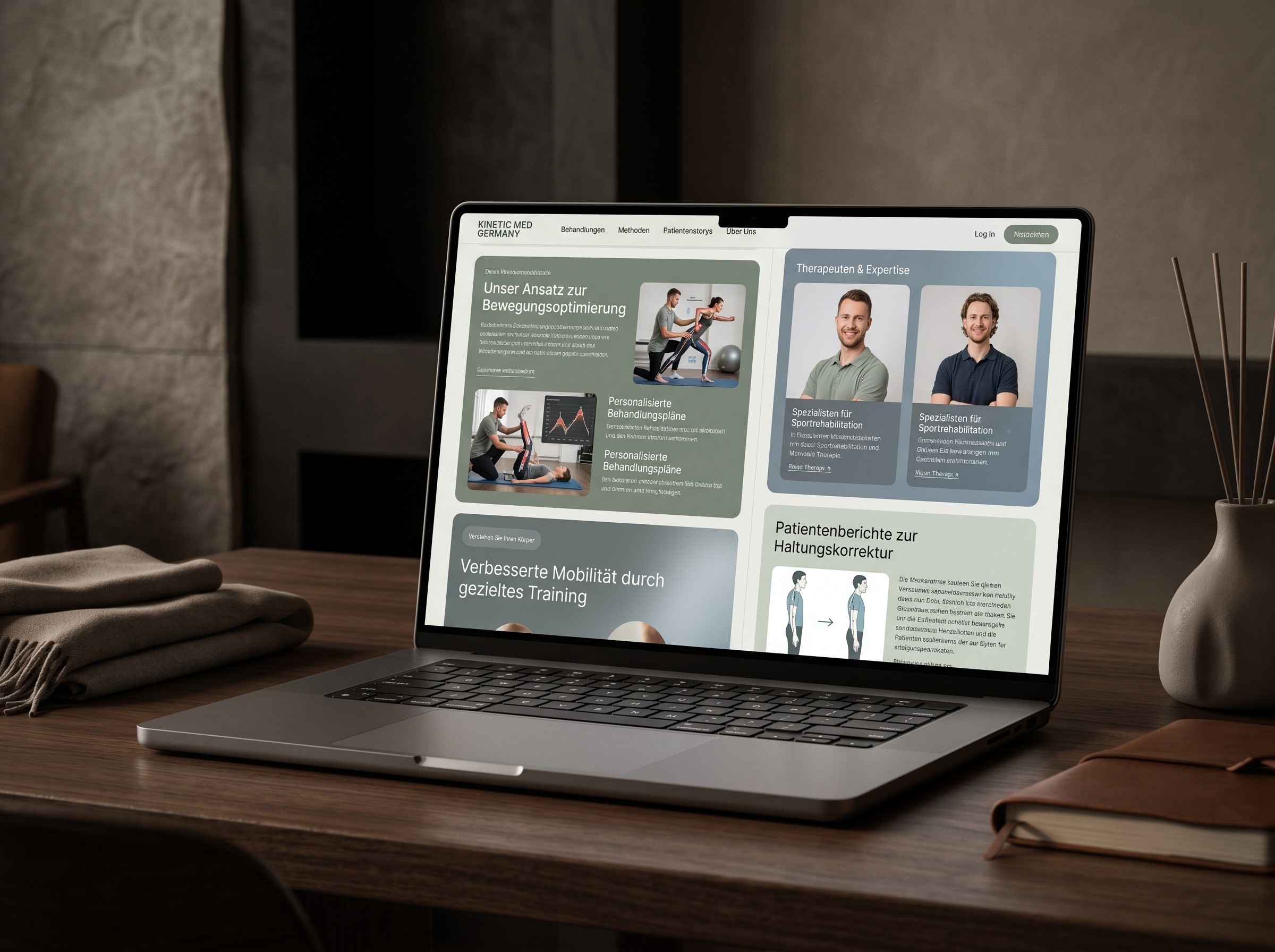 Premium Gesundheitswebsite für lokale Praxen in Deutschland