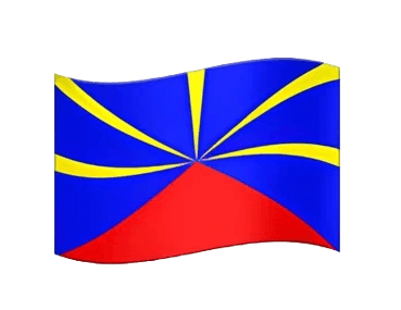 Drapeau ile de la Réunion