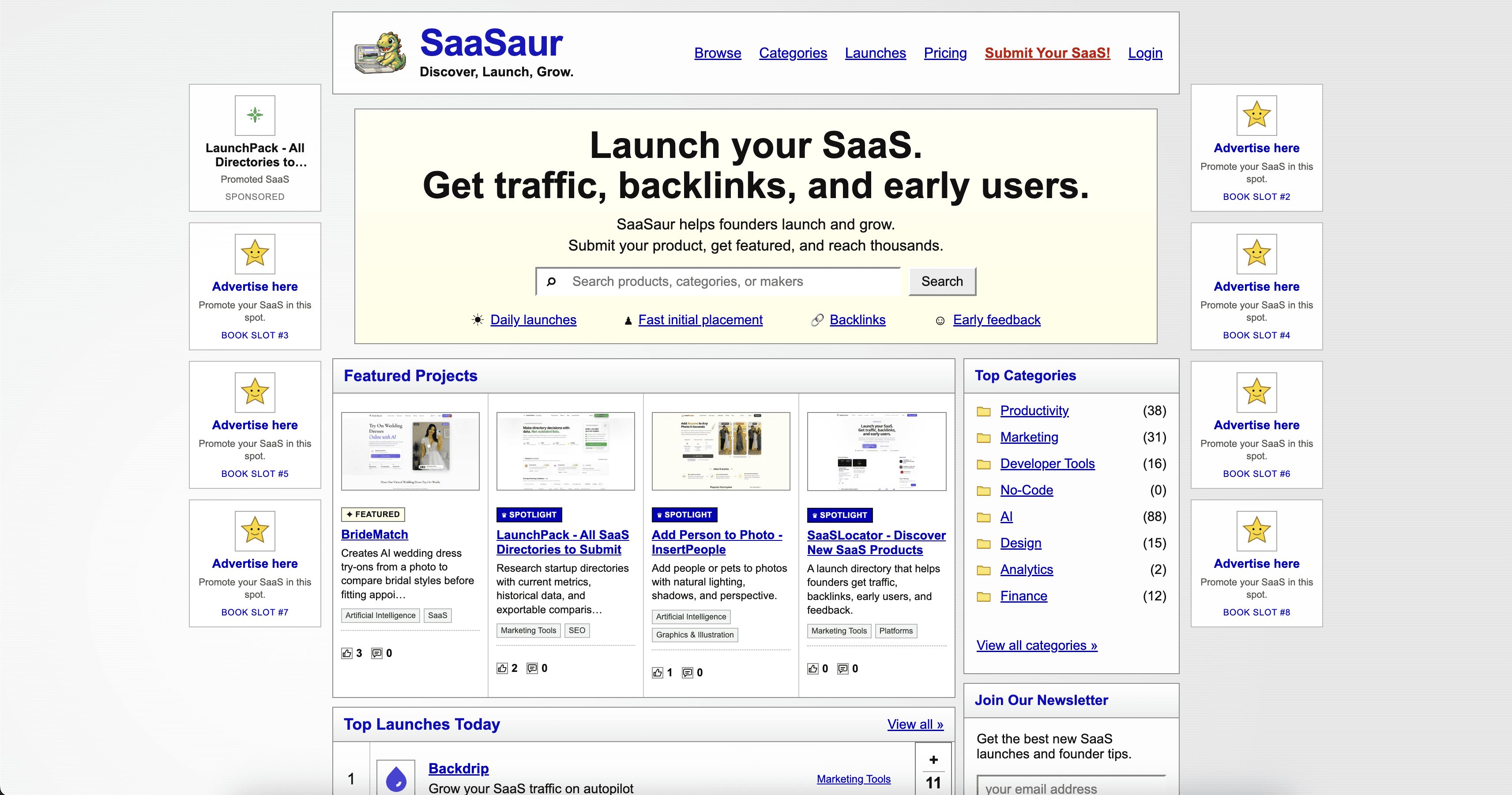 saasaur directory