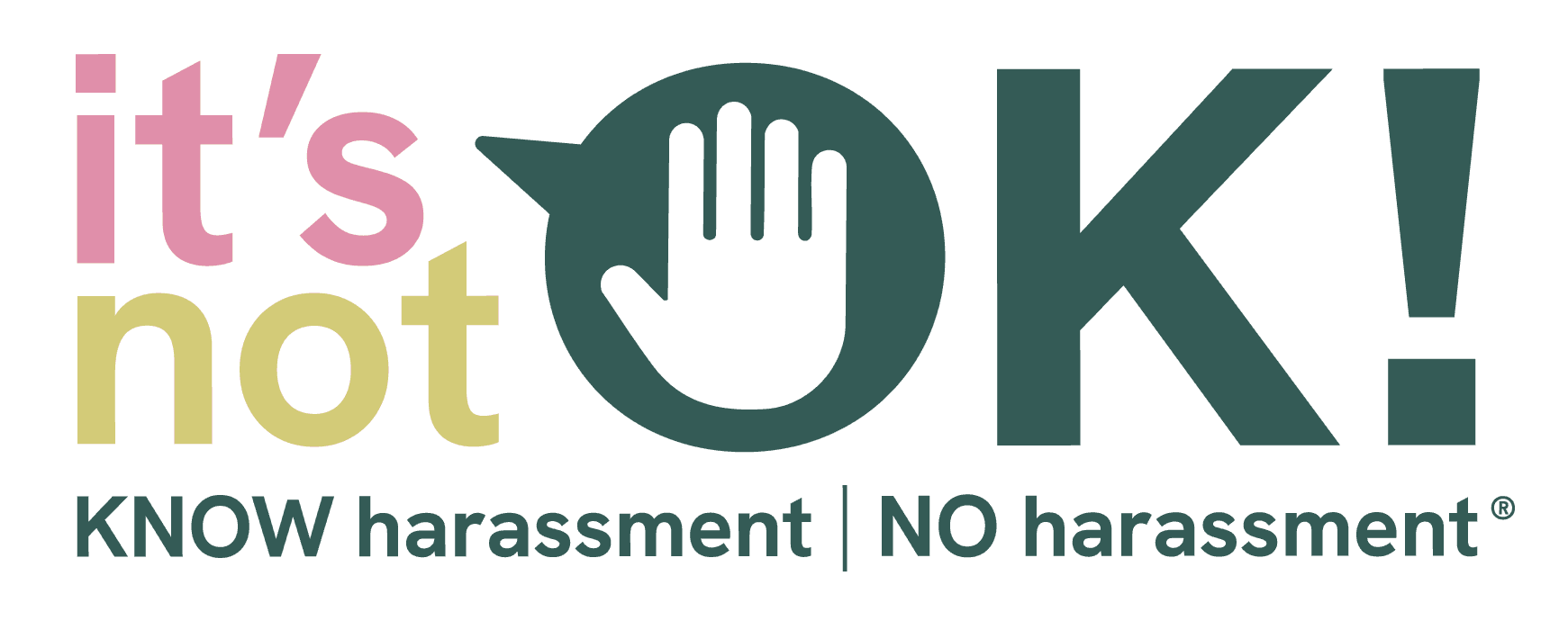Logo for the 'It's not OK!' games