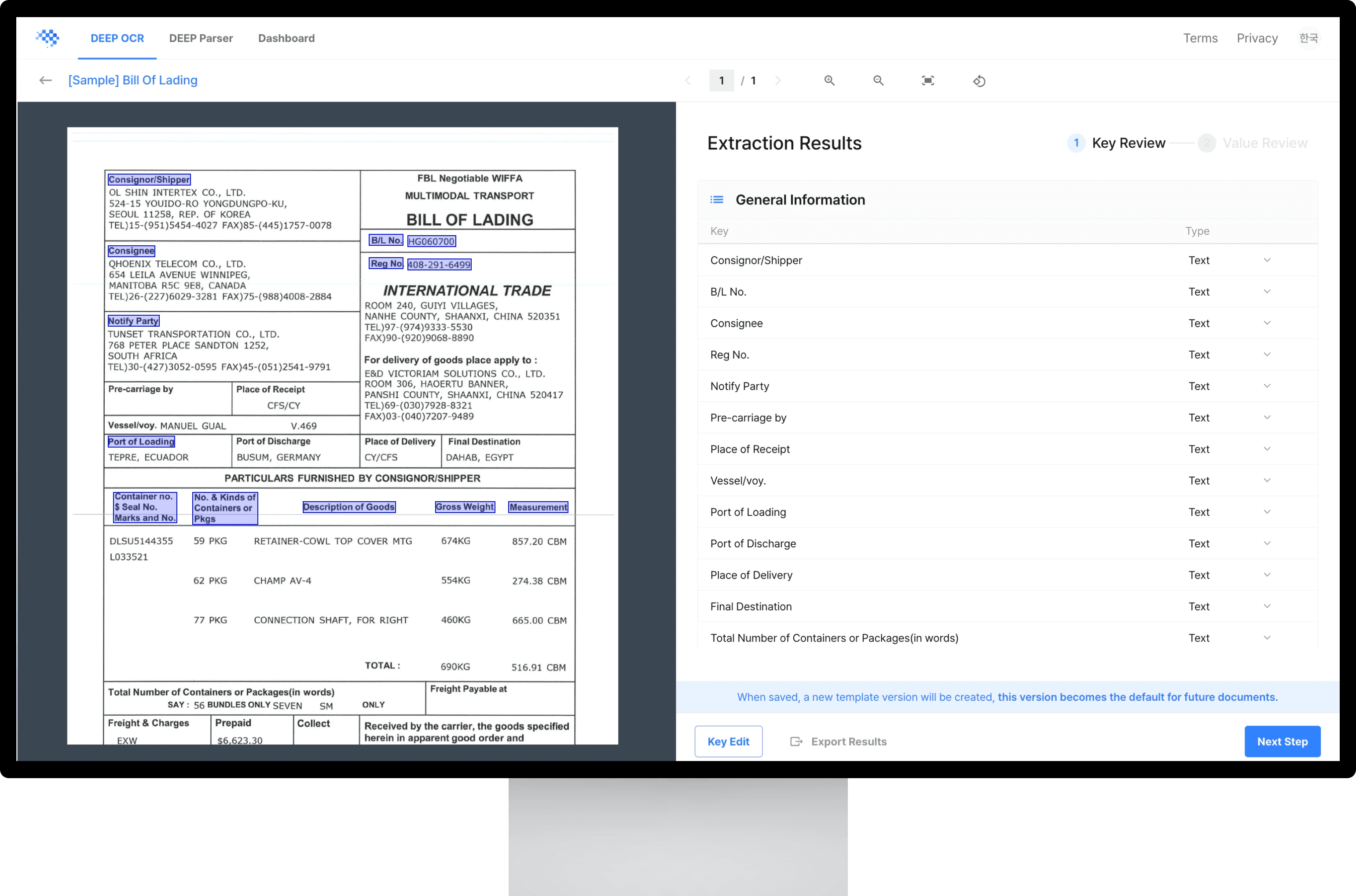 Screen mockup of a dashboard interface