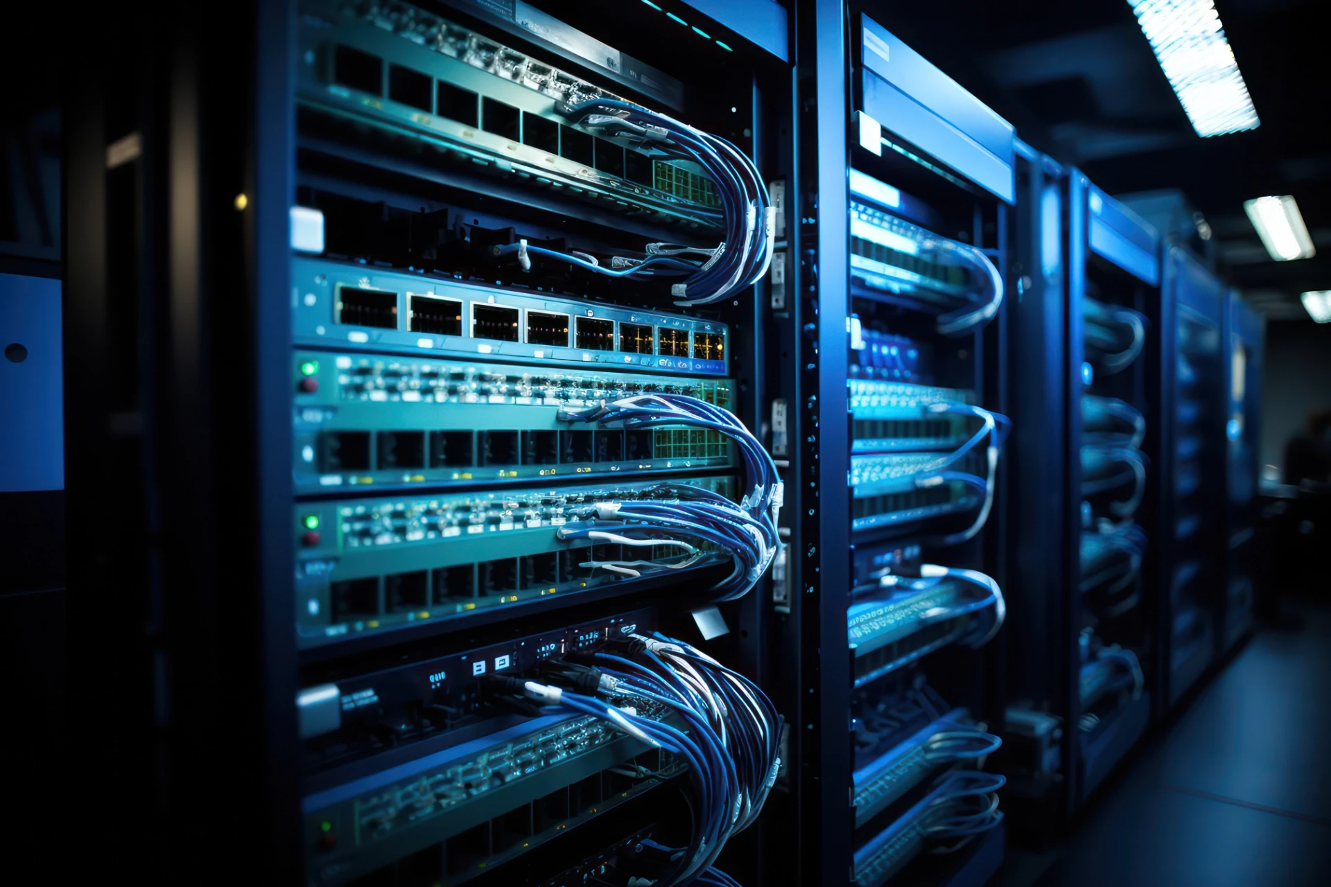 serveur informatique contenant des données client sensibles