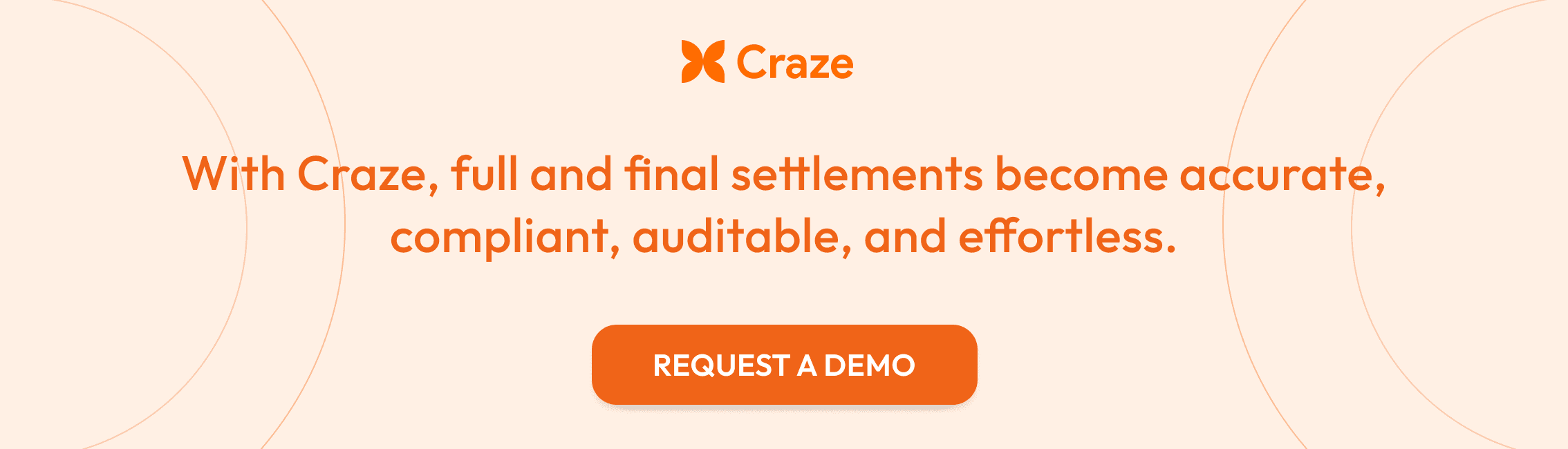 with craze, full and final settlement 