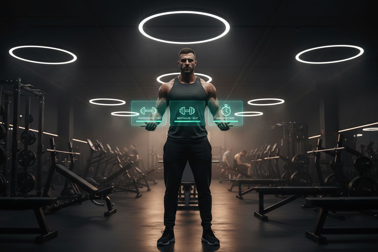 A lifter comparing workout routines