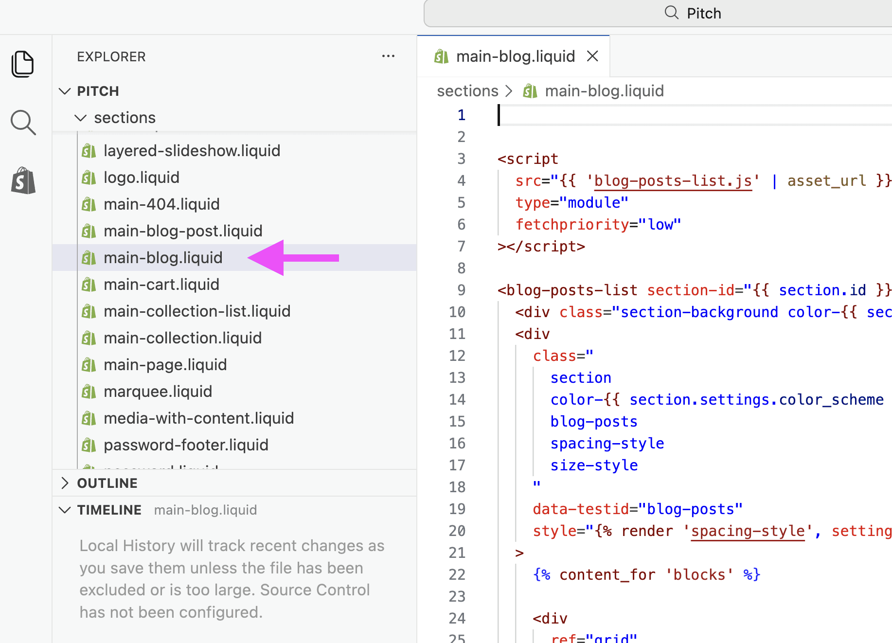 how to customize shopify blogs with no code app