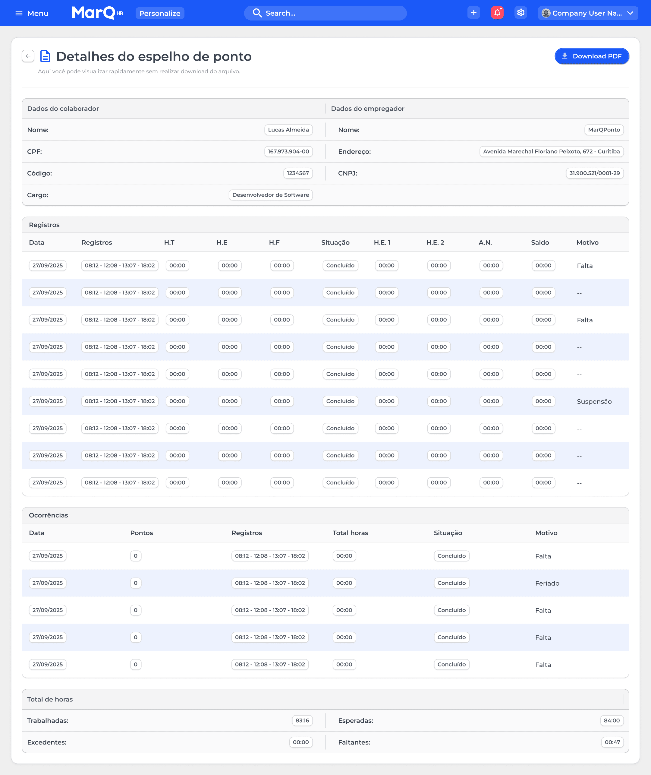 Software de plano de desenvolvimento individual (PDI)
