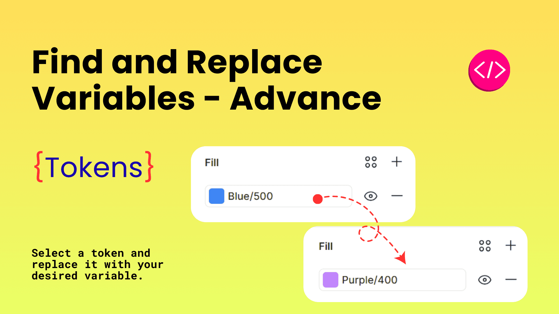 Find and replace variables