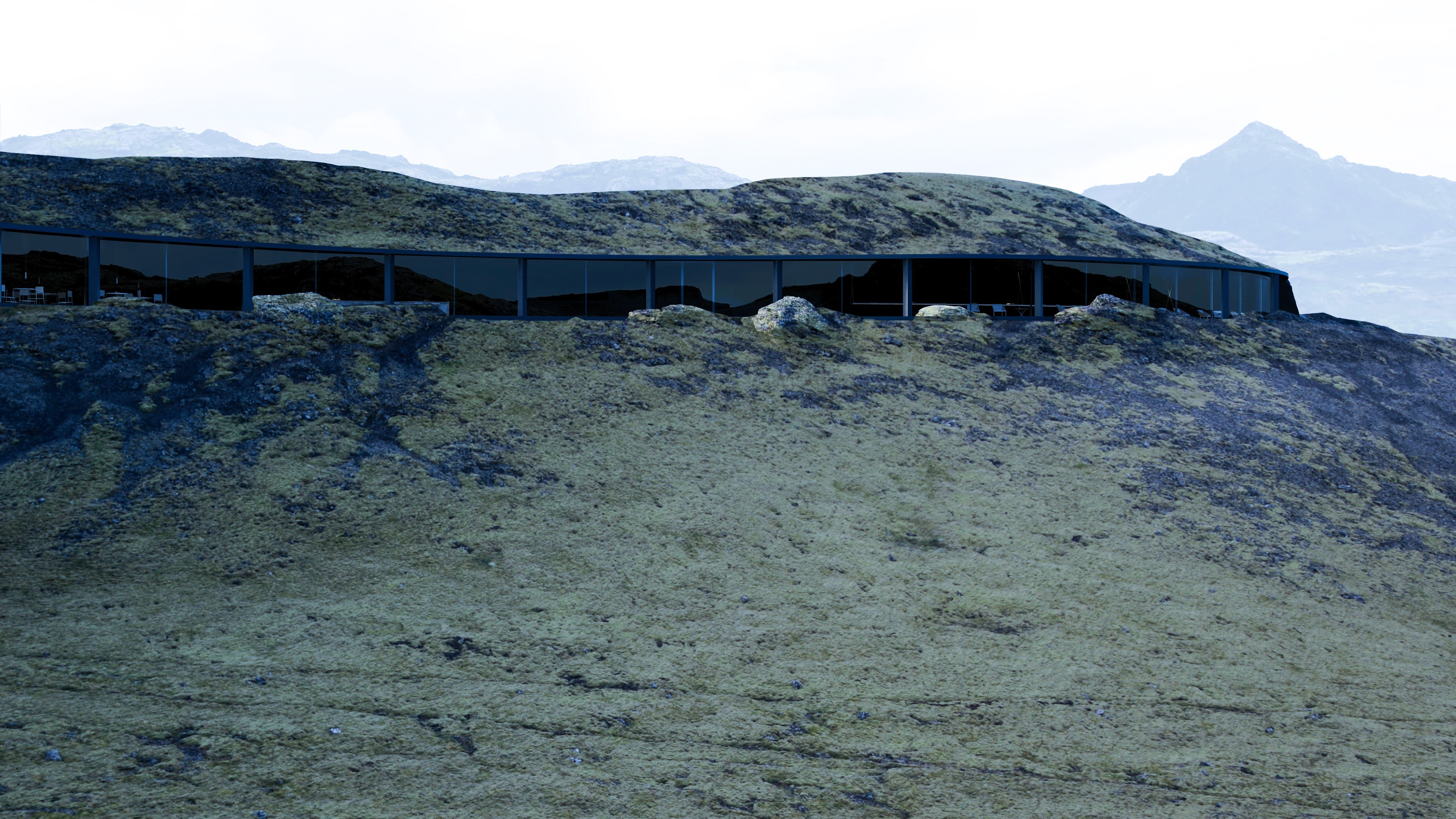 Lava field visitor center project