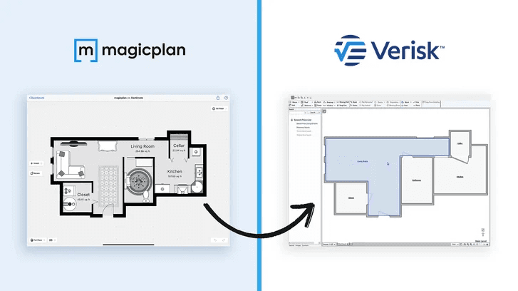 magic plan supporting restorative carpet cleaning documentation and measurement workflows