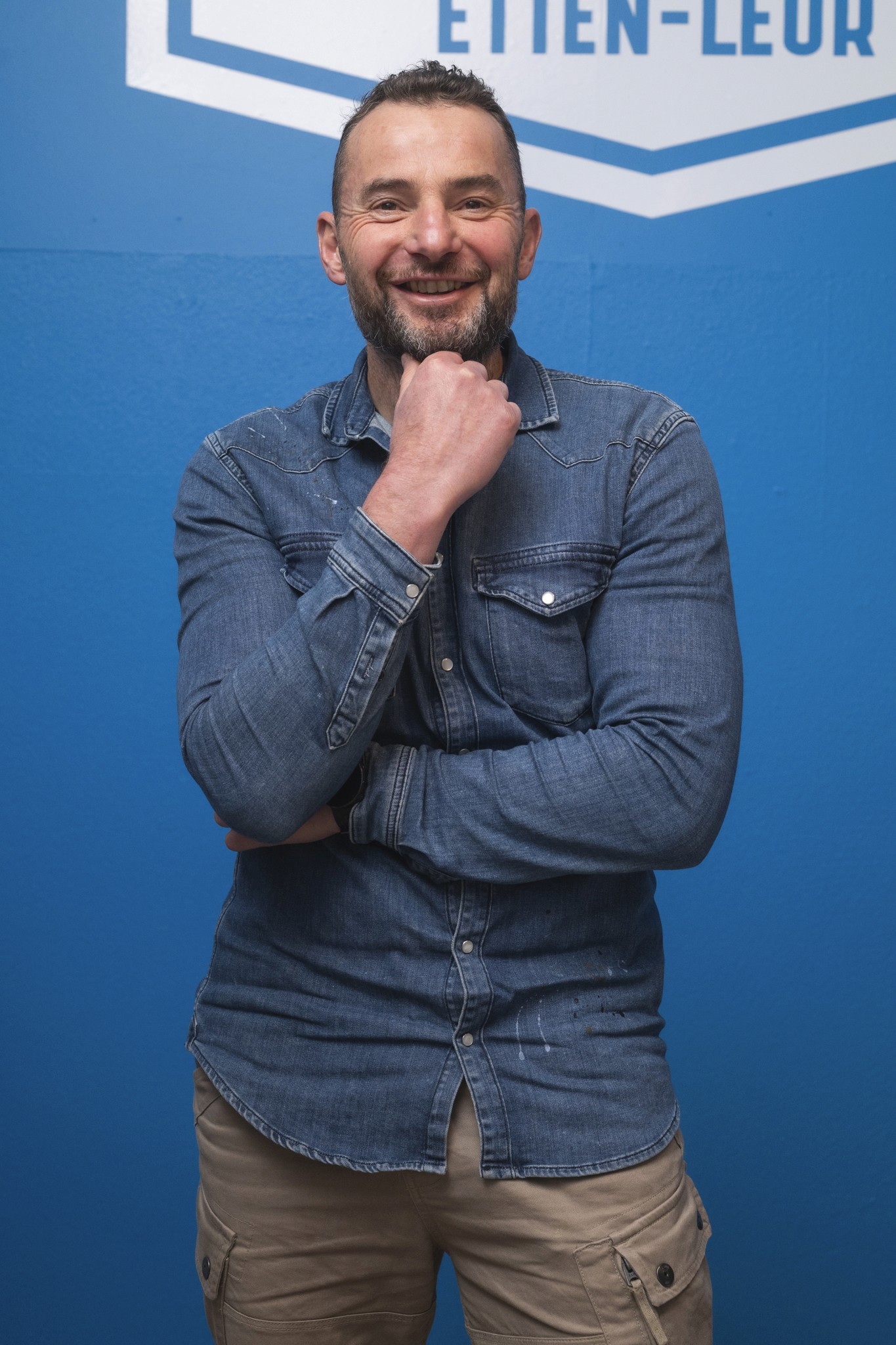 A man with surfboard