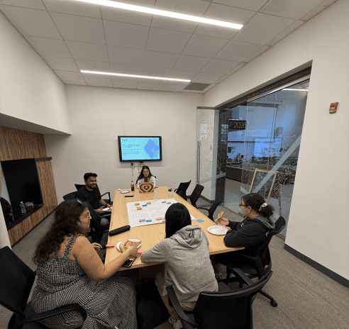Me presenting at Amazon HQ