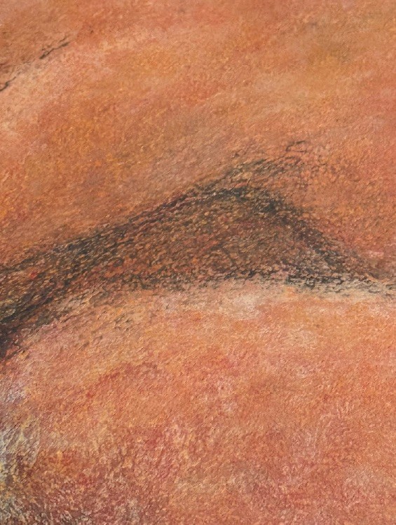 Earth Weeps, 2020. Pastel on paper. by Barbara Walker.