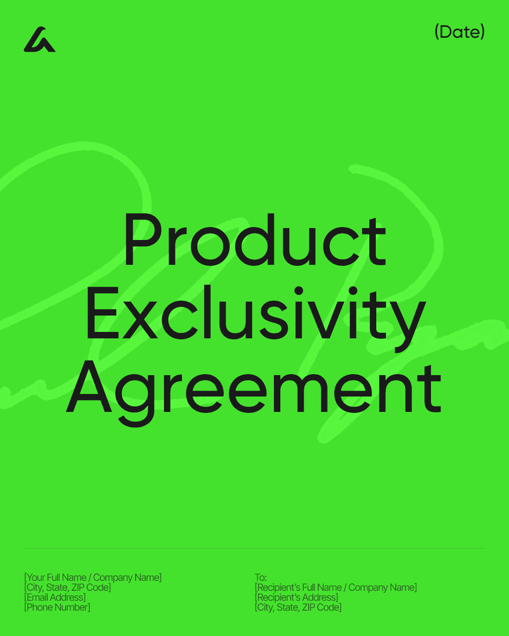 Product Exclusivity Agreement