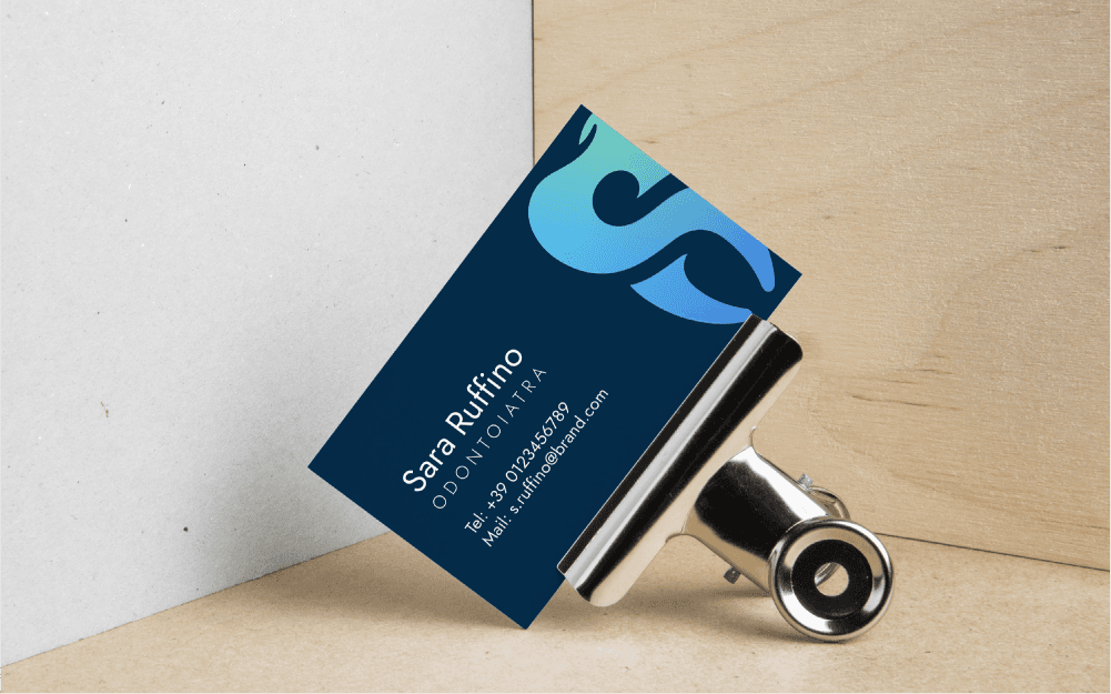 mockup of Sara Ruffino's logo