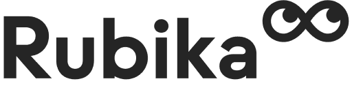 Logo Rubika : texte "Rubika" et symbole infini