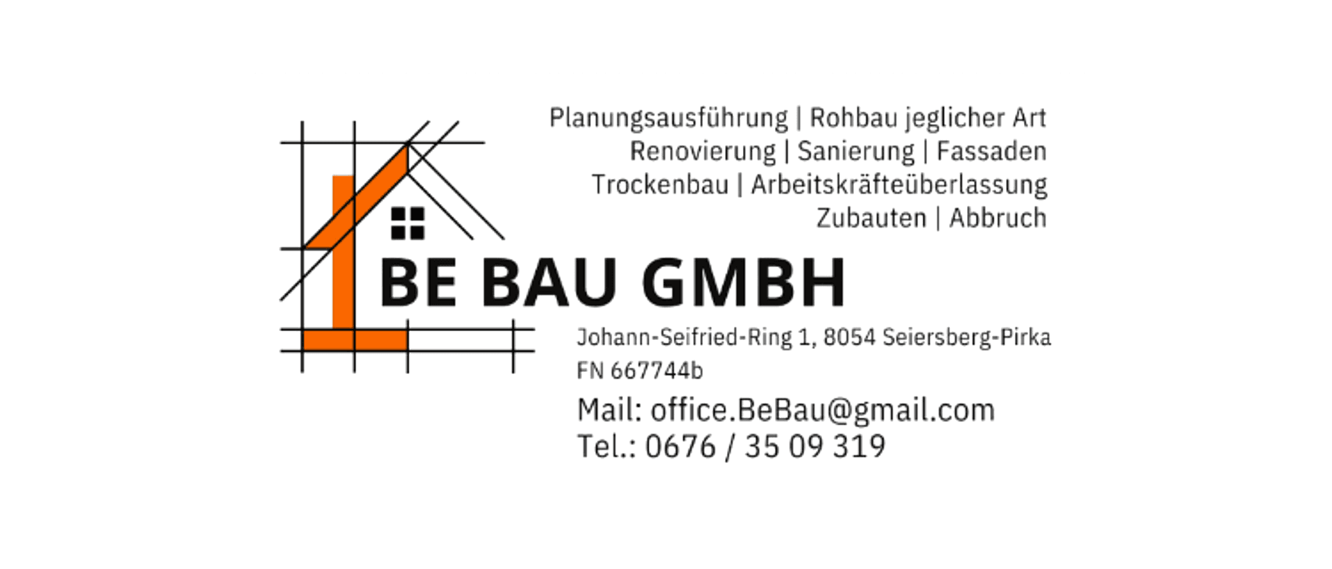 BE BAU GmbH Partnerlogo