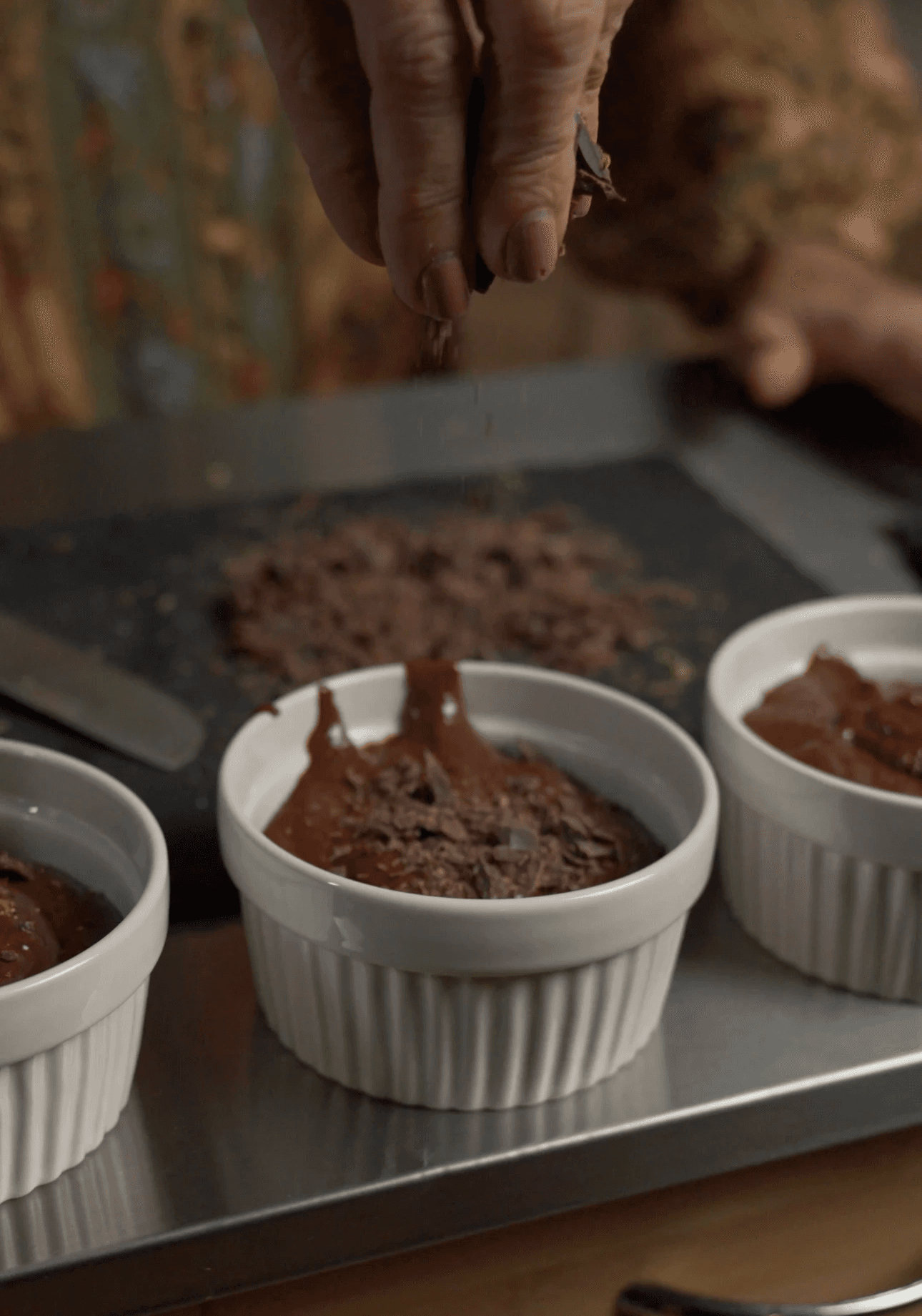 Mindful grump protein blueberry muffin tray preparation