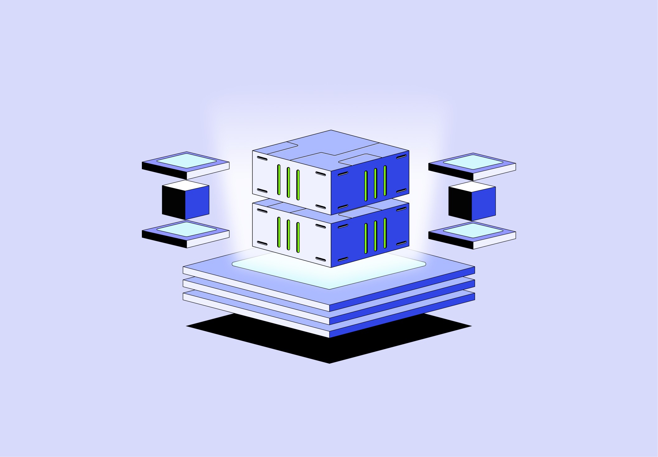 Illustration of a Computing Host