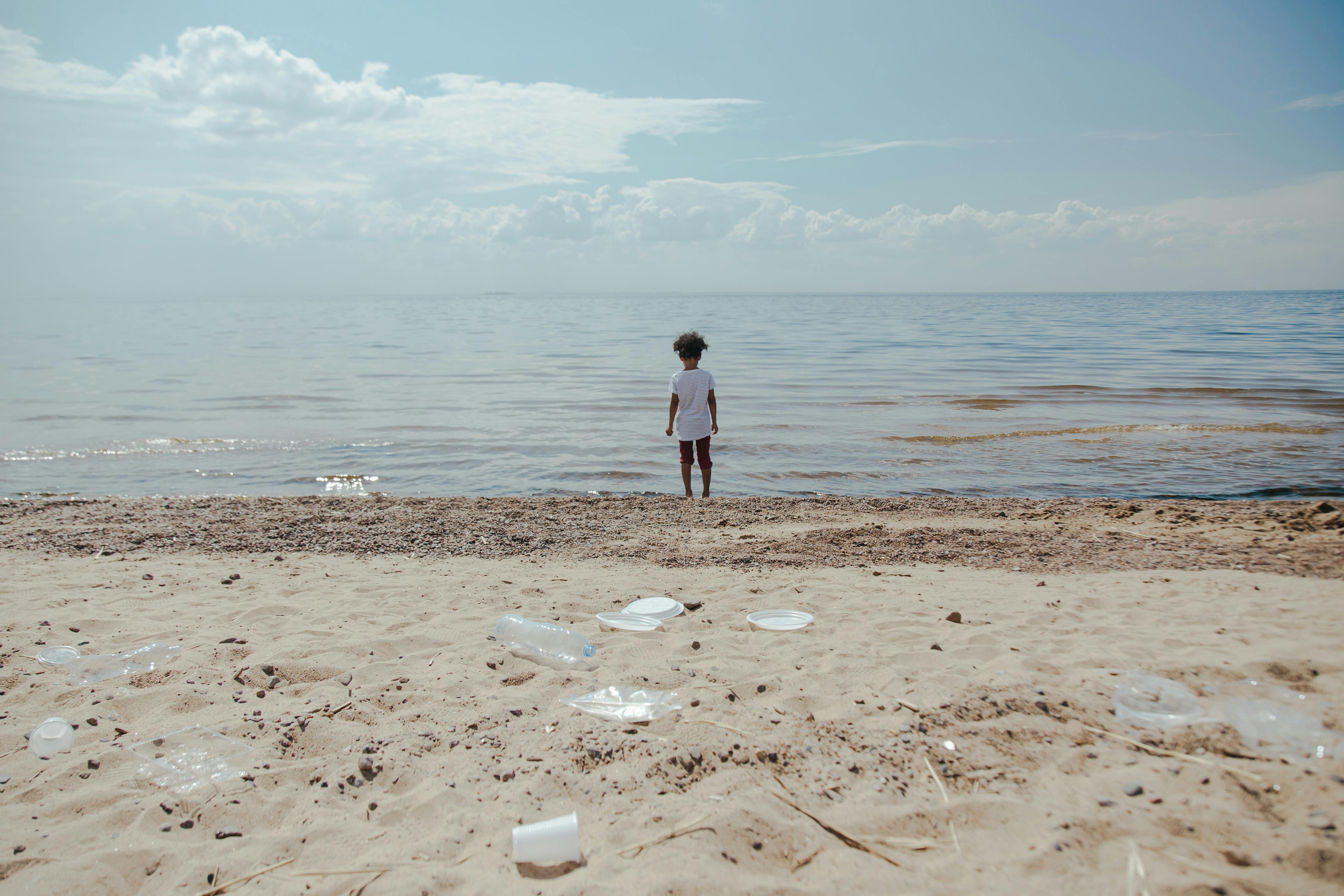 A beach.