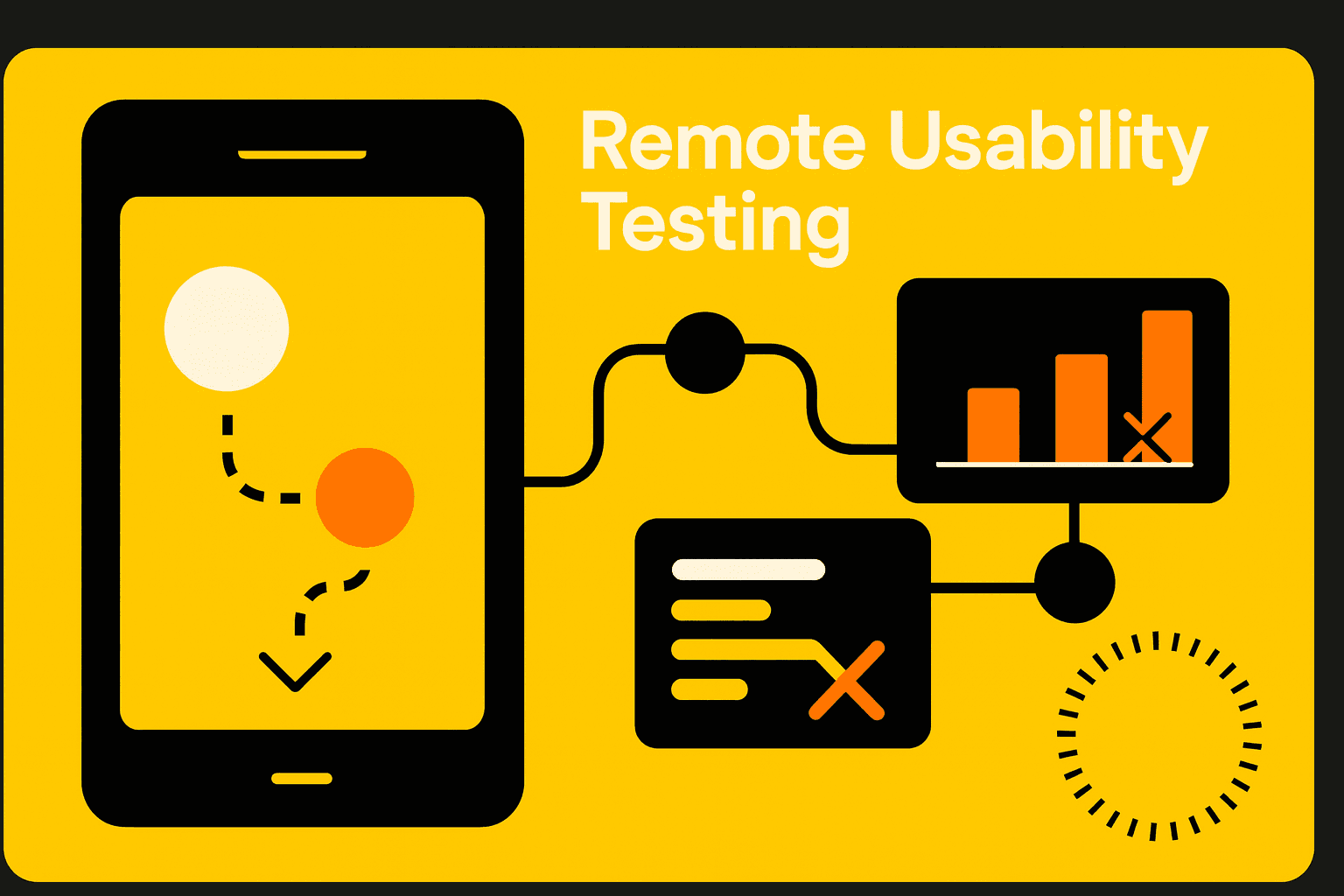  remote usability testing dashboard showing mobile user behavior analysis
